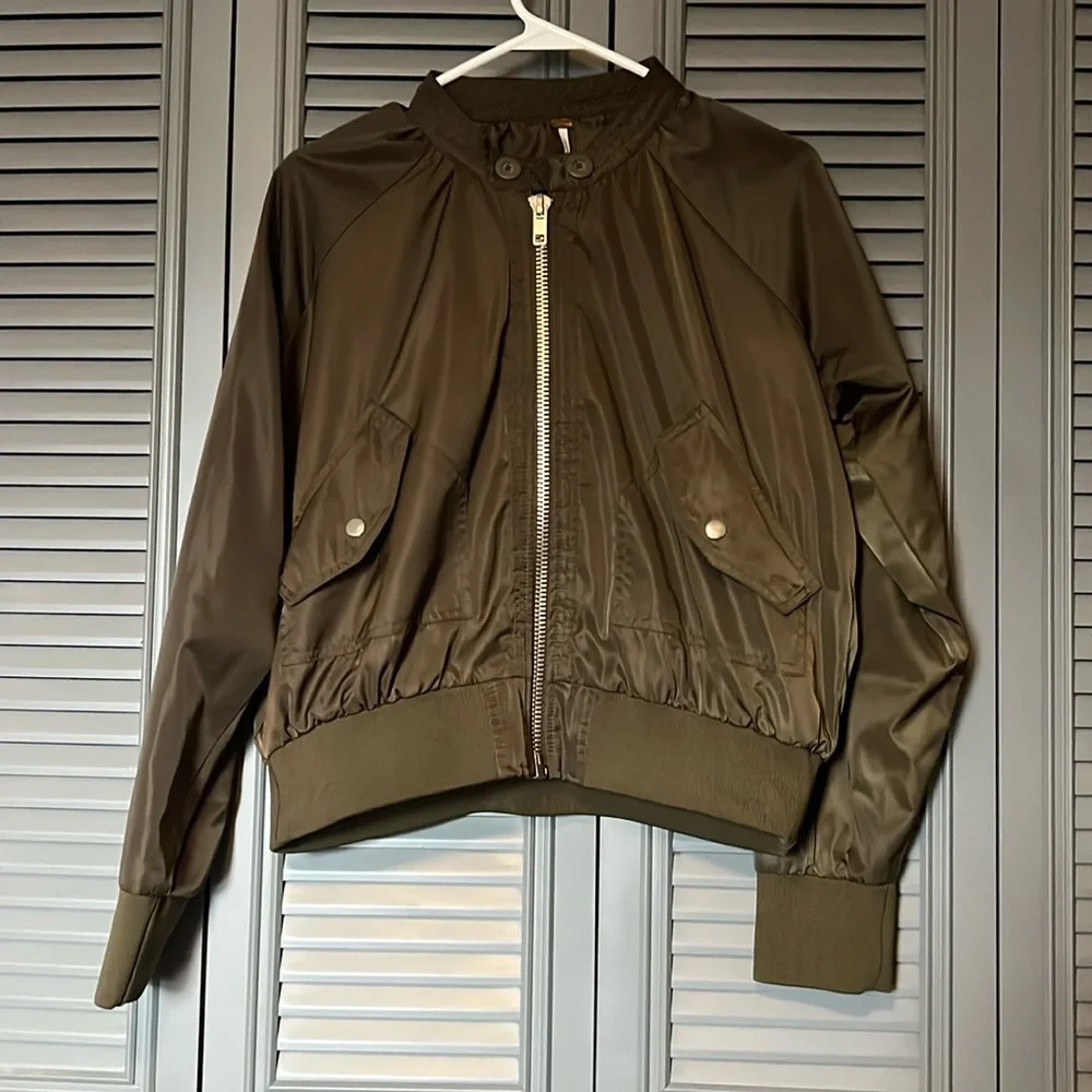 Free People : Green Jacket - Small - Picture 2 of 14